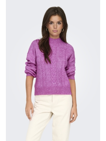 Jacqueline de Yong Trui JDYSUSANNA L/S HN CABLE PULLOVER KN 15328351 Rose Violet/MELANGE