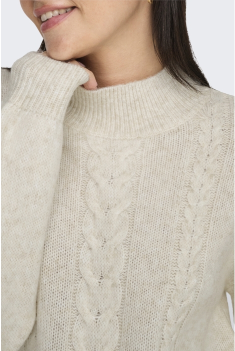 Jacqueline de Yong jdysusanna l/s hn cable pullover kn