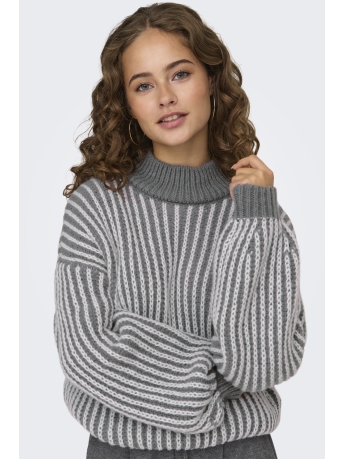 Jacqueline de Yong Trui JDYALLY LIFE L/S HN STRUC PULLOVER 15328368 December sky/CLOUD DANC