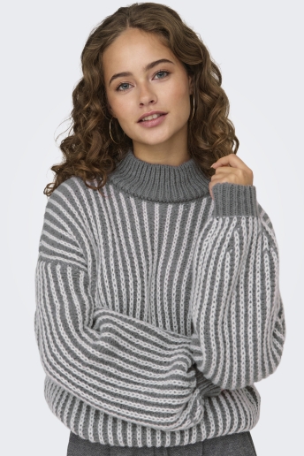 Jacqueline de Yong Trui JDYALLY LIFE L/S HN STRUC PULLOVER 15328368 December sky/CLOUD DANC