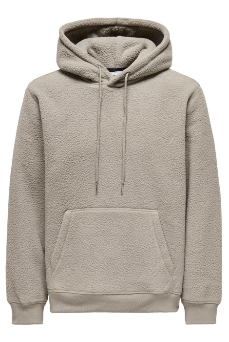 Only & Sons onsemilio reg teddy hoodie sweat vd