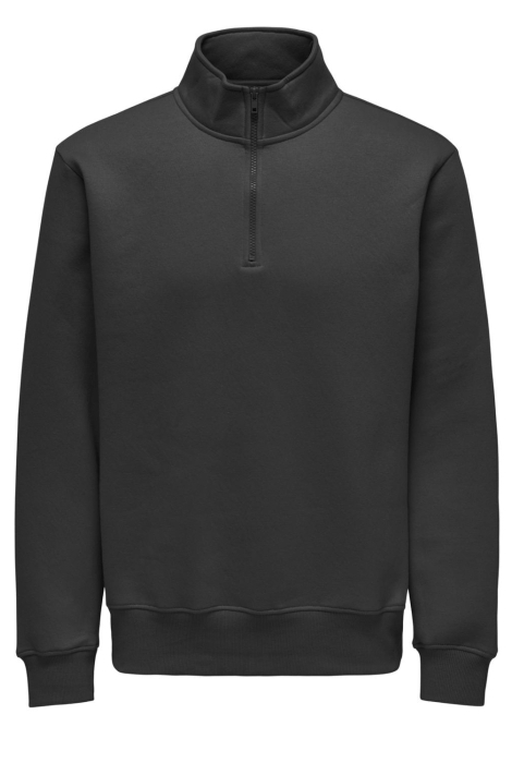 Only & Sons onsconnor reg 1/4 zip sweat noos