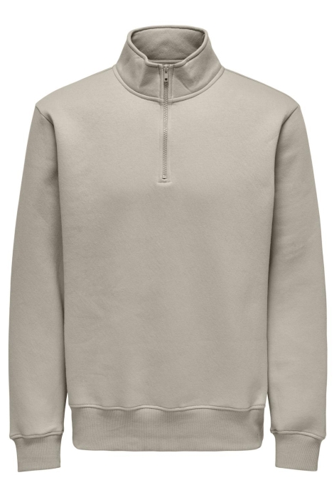 Only & Sons onsconnor reg 1/4 zip sweat noos