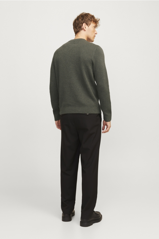 JPRBLAMILANO STITCH KNIT CREW NECK 12259666 PEAT