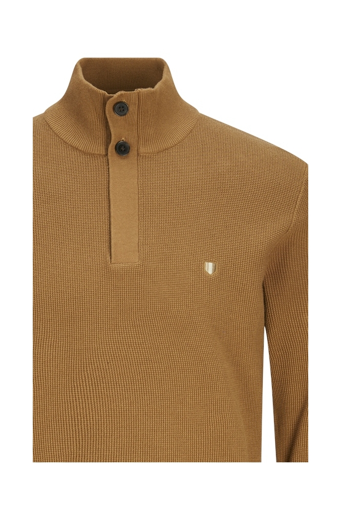 JPRBLURONY KNIT HALF ZIP 12263638 Nuthatch