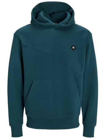 Jack & Jones Trui JCOPEPE SWEAT HOOD SMU 12266640 DEEP TEAL