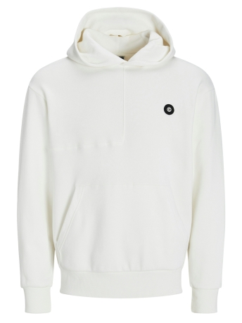 Jack & Jones Trui JCOPEPE SWEAT HOOD SMU 12266640 MARSHMALLOW