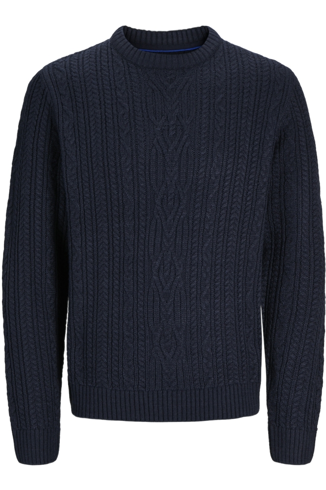 JPRBLUDIOGO CABLE KNIT LN 12259700 NIGHT SKY/FULL STRUC