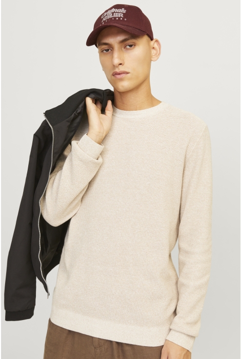 Jack & Jones jprcclucas structure knit crew neck