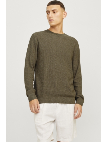 Jack & Jones Trui JPRCCLUCAS STRUCTURE KNIT CREW NECK 12259647 SERA TURTLE /TWIST