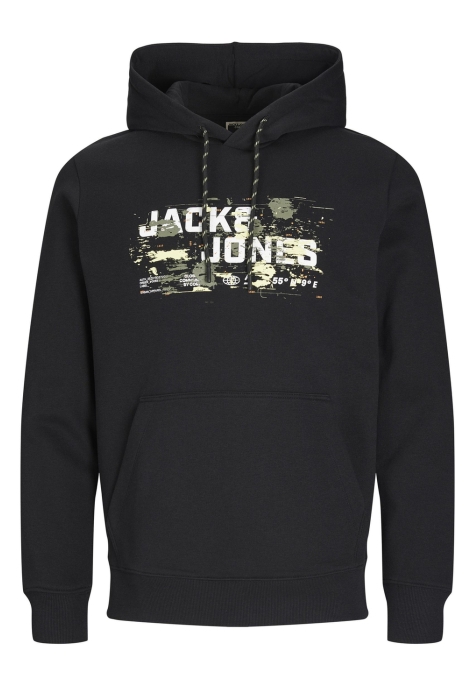 Jack & Jones jcooutdoor logo sweat hood sn