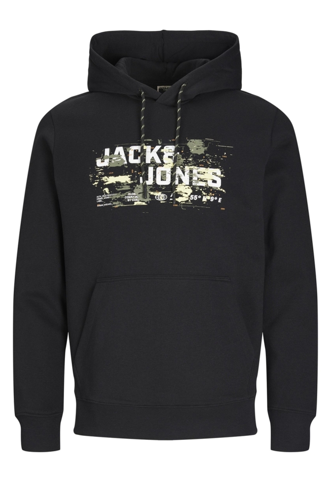 JCOOUTDOOR LOGO SWEAT HOOD SN 12261670 BLACK