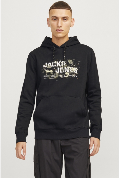 Jack & Jones jcooutdoor logo sweat hood sn