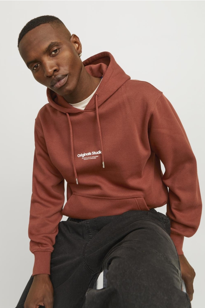 JORVESTERBRO SWEAT HOOD NOOS 12241687 BRANDY BROWN