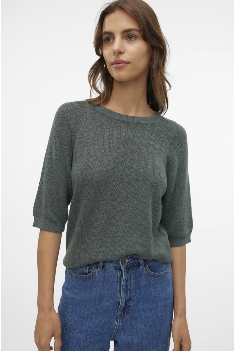 Vero Moda vmnewlexsun stitch 2/4 o-neck pull.