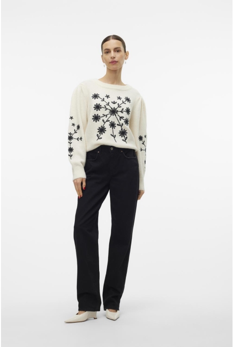 Vero Moda vmgaia ls o-neck embroidery pullove