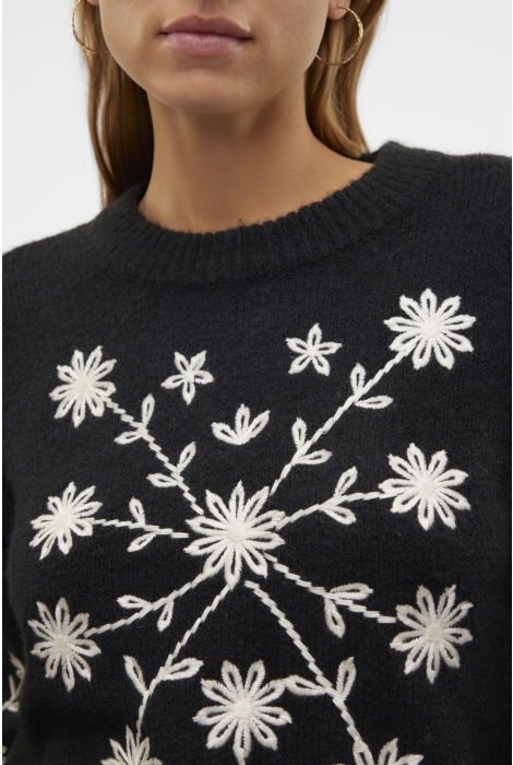 Vero Moda vmgaia ls o-neck embroidery pullove