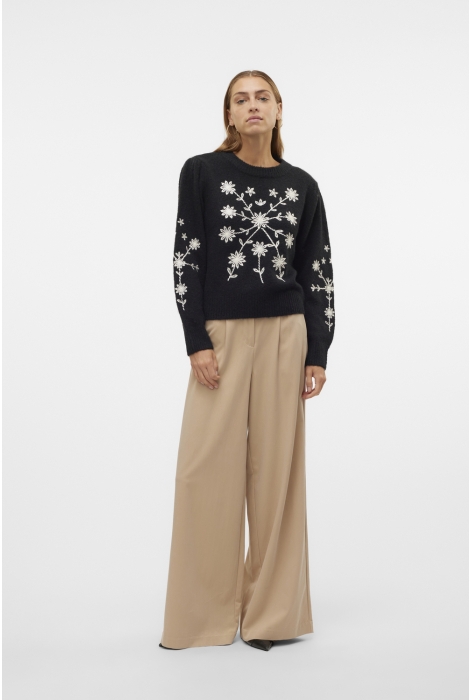 Vero Moda vmgaia ls o-neck embroidery pullove