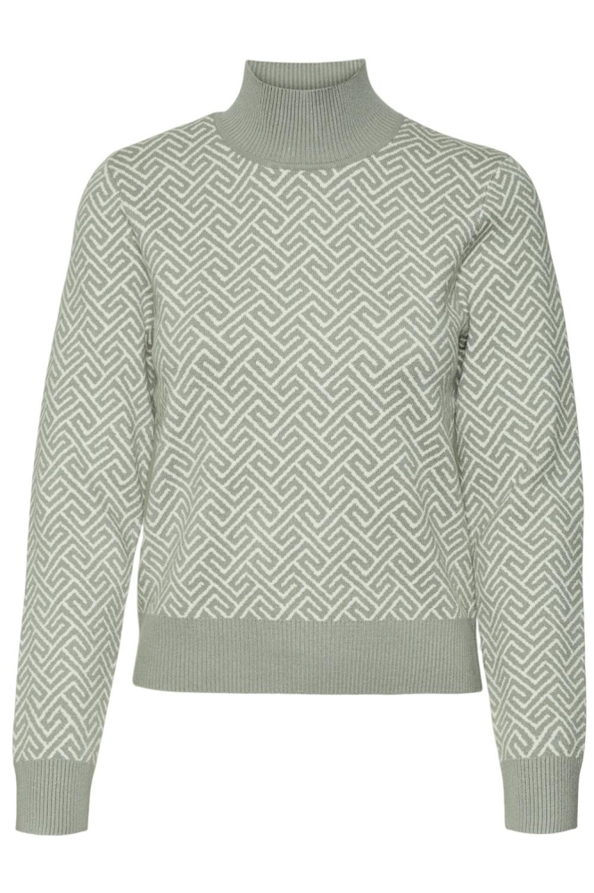 VMARIA ART LS HIGH-NECK PULLOVER GA 10314509 BIRCH/W. GRIFFIN