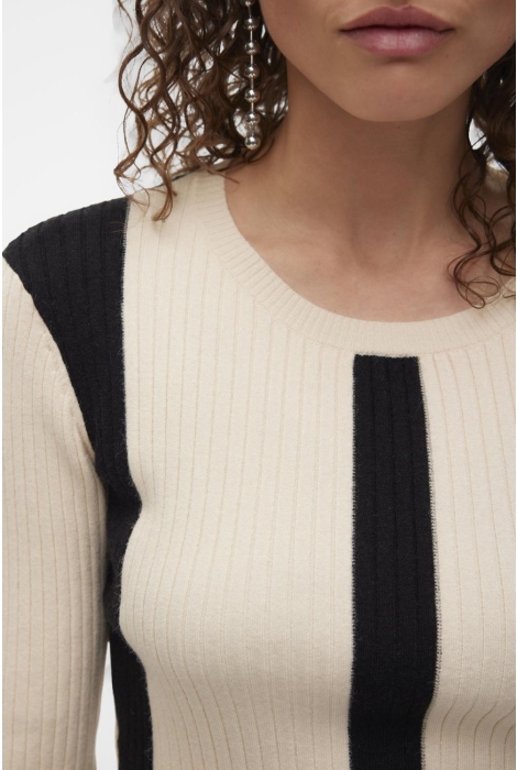 Vero Moda vmgold new rib ls o-neck pullover