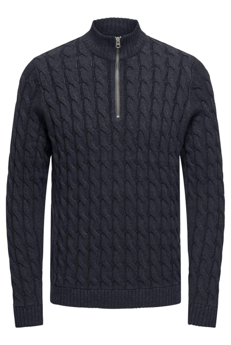 Only & Sons onskicker life reg 3 cable half zip