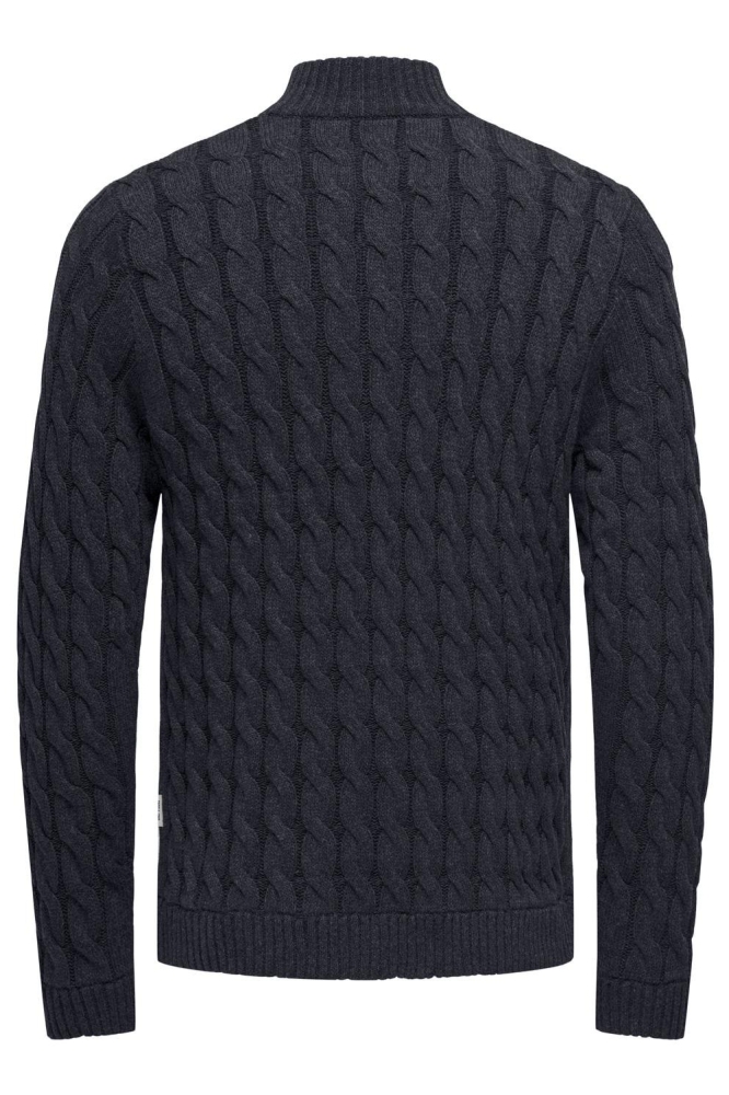 ONSKICKER LIFE REG 3 CABLE HALF ZIP 22031012 DARK NAVY