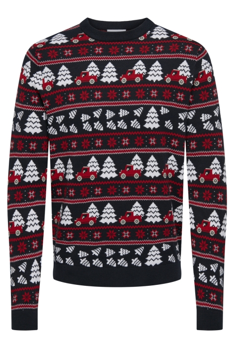 Only & Sons onsxmas reg 5 jaq crew knit