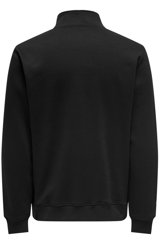 ONSCURATED REG HALF ZIP SWEAT 22030922 Black