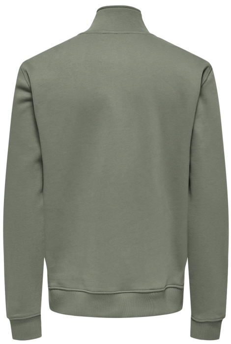 Only & Sons onscurated reg half zip sweat