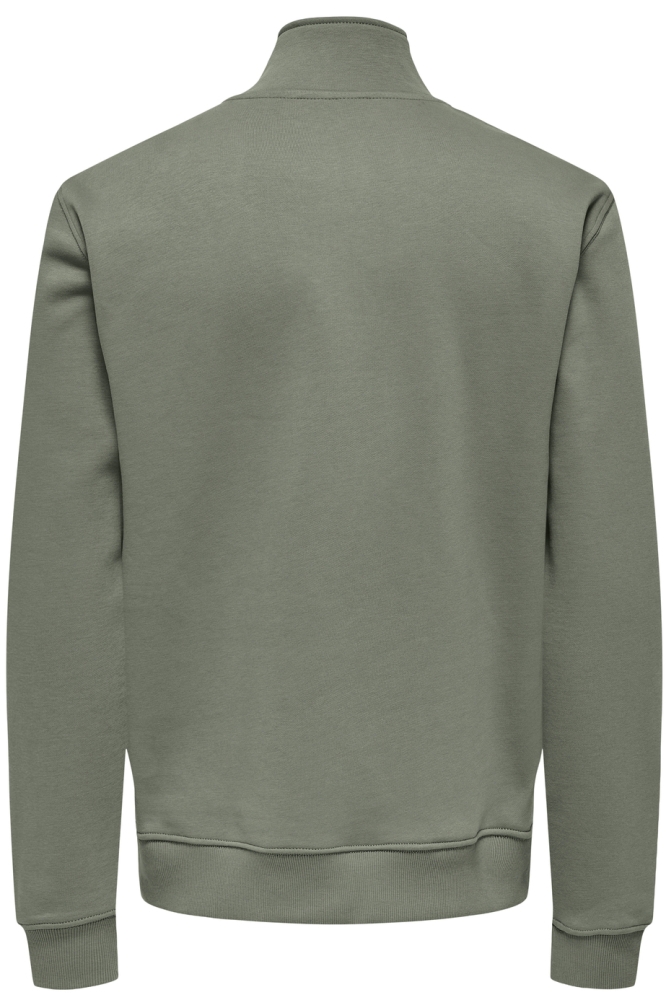 ONSCURATED REG HALF ZIP SWEAT 22030922 Castor Gray