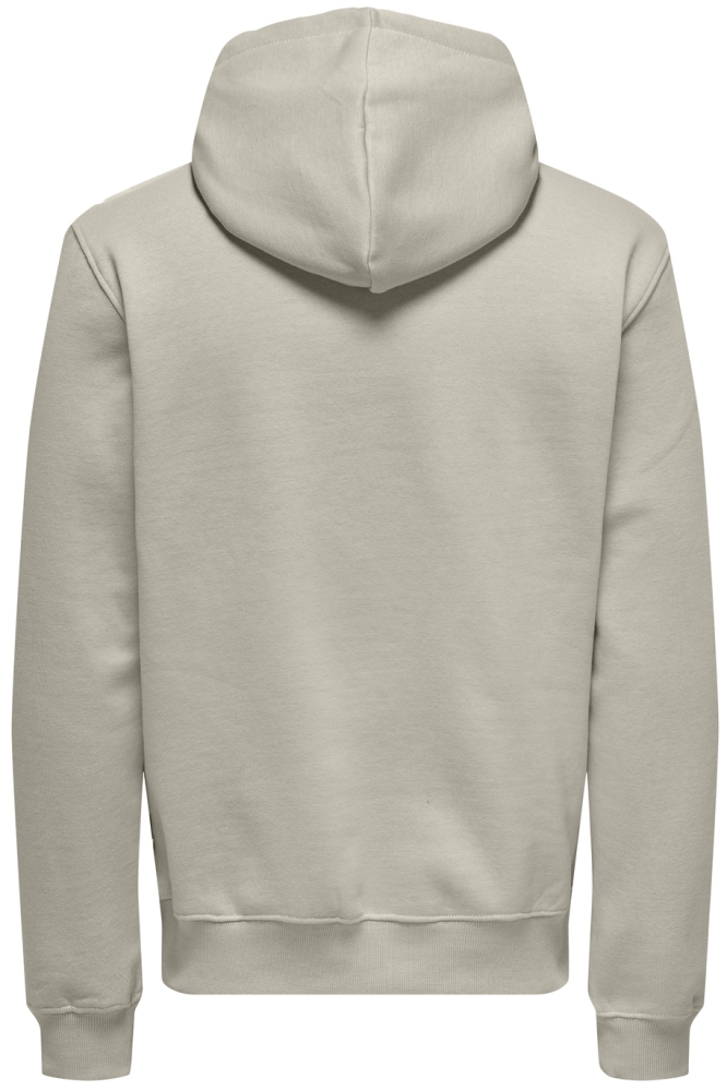 ONSCURATED REG HOODIE SWEAT 22030921 SILVER LINNING