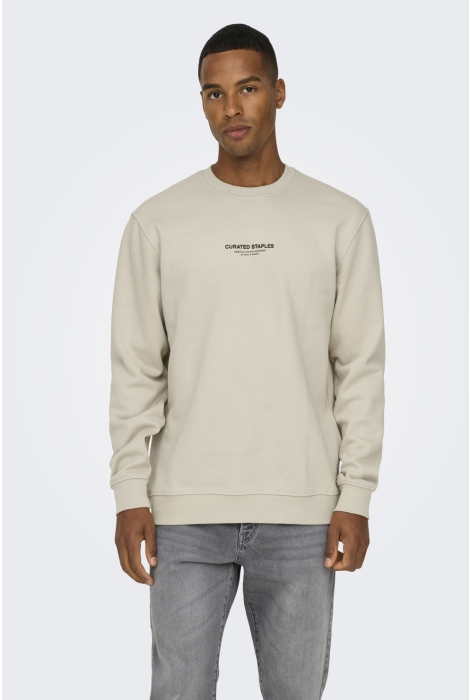 Only & Sons onscurated reg crew neck sweat