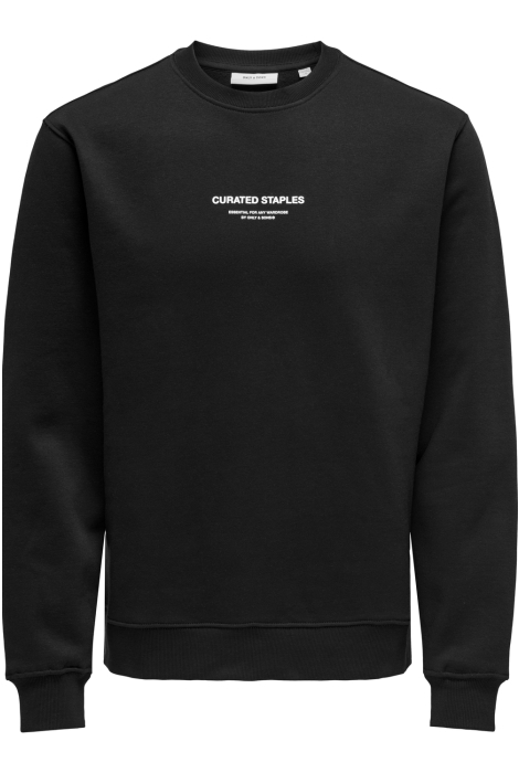 Only & Sons onscurated reg crew neck sweat