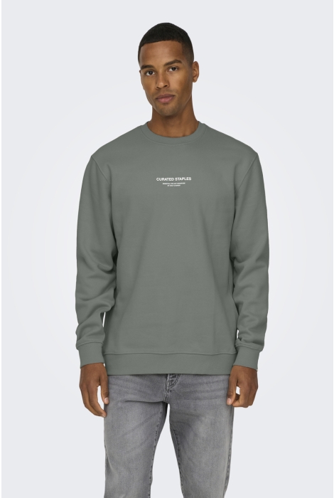 Only & Sons onscurated reg crew neck sweat