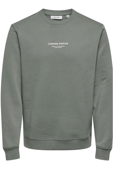 Only & Sons onscurated reg crew neck sweat