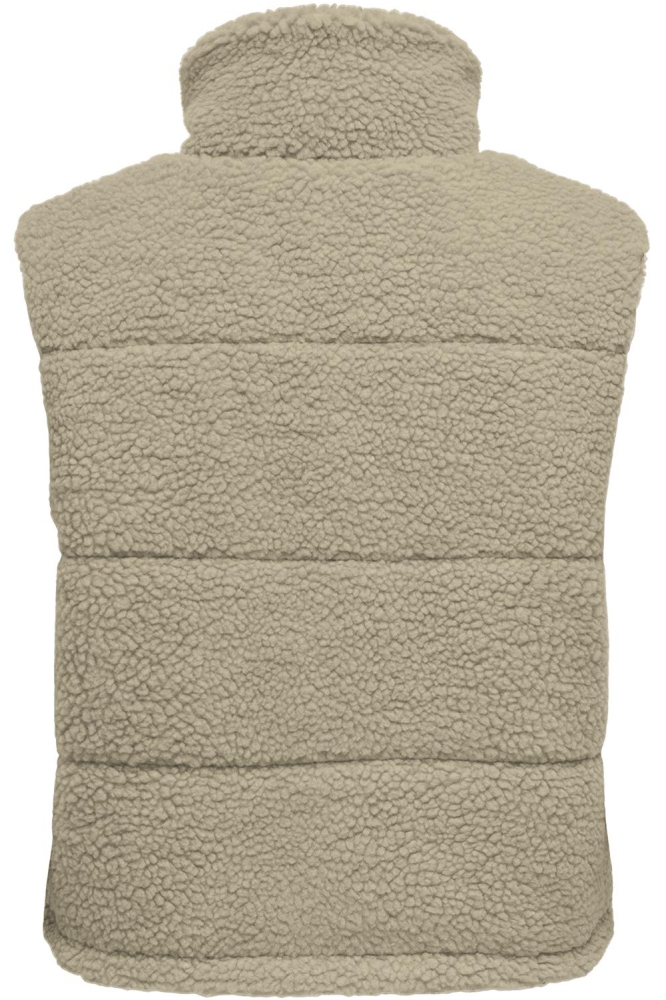 ONLSANDRA TEDDY WAISTCOAT LIFE CC O 15320630 HUMUS