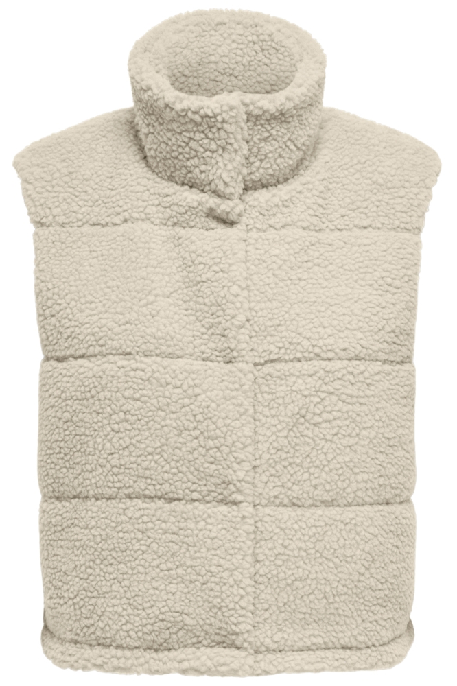 ONLSANDRA TEDDY WAISTCOAT LIFE CC O 15320630 PUMICE STONE