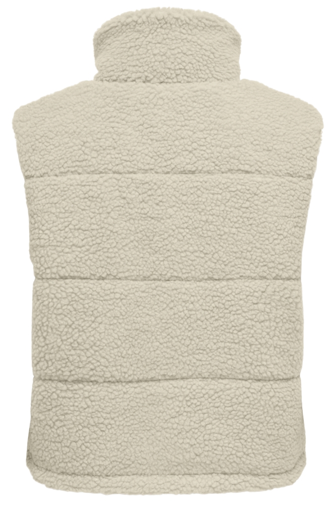 ONLSANDRA TEDDY WAISTCOAT LIFE CC O 15320630 PUMICE STONE