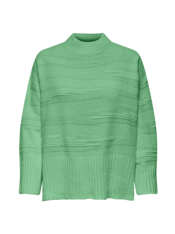 Only Trui ONLIMA LS LOOSE STRUC HIGHNECK CC K 15324514 ABSINTHE GREEN