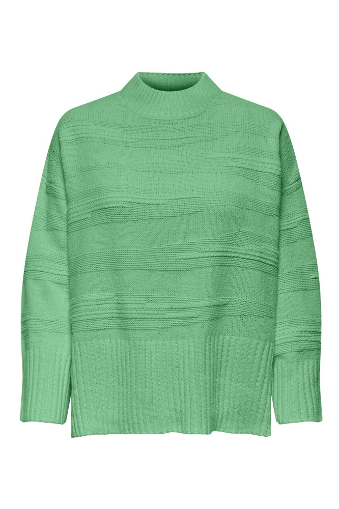 ONLIMA LS LOOSE STRUC HIGHNECK CC K 15324514 ABSINTHE GREEN