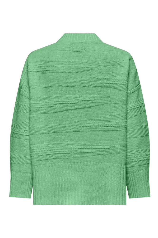 ONLIMA LS LOOSE STRUC HIGHNECK CC K 15324514 ABSINTHE GREEN