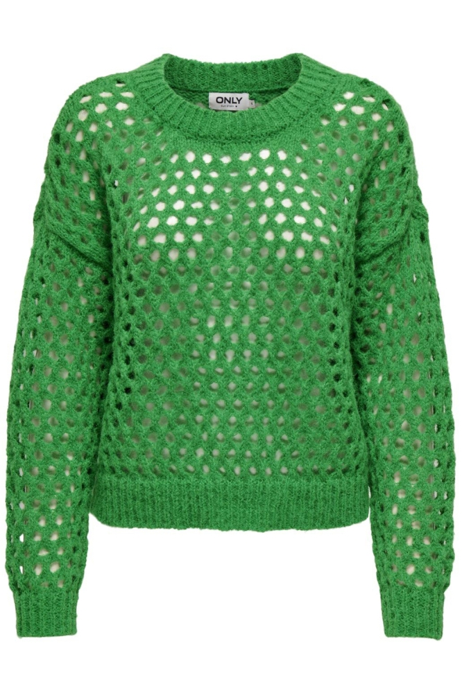 ONLBILLIE L/S LIFE SHORT O-NECK CC 15324134 Green Bee