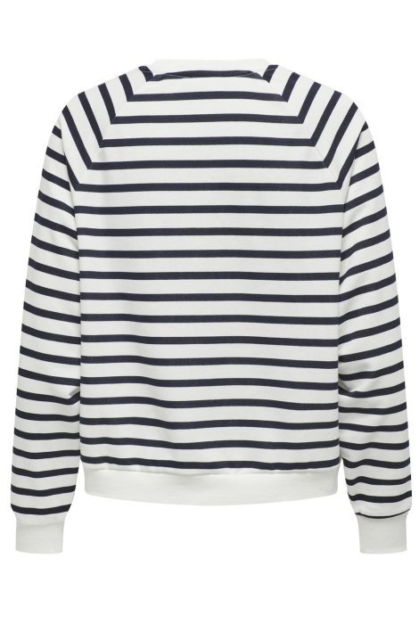 Only onljudy l/s stripe heart o-neck cs