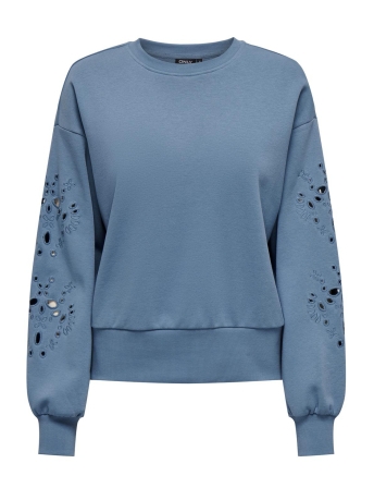 Only Trui ONLWINNIE L/S O-NECK SWT 15303920 Coronet Blue/Romantic