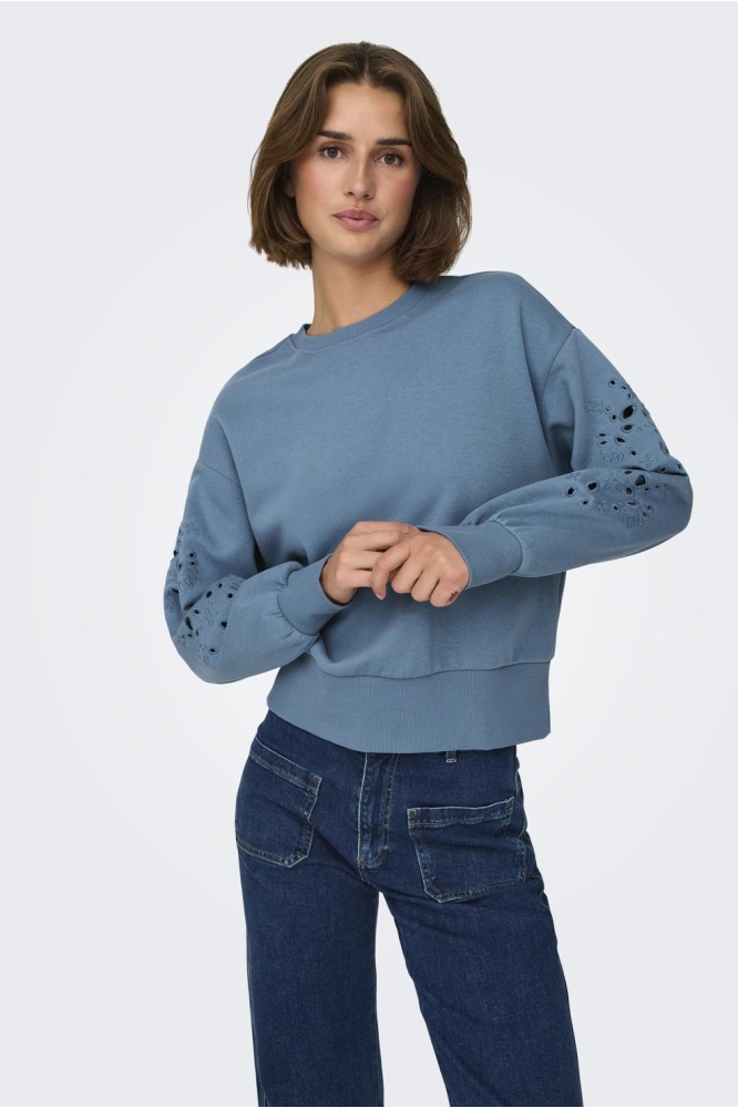 ONLWINNIE L/S O-NECK SWT 15303920 Coronet Blue/Romantic