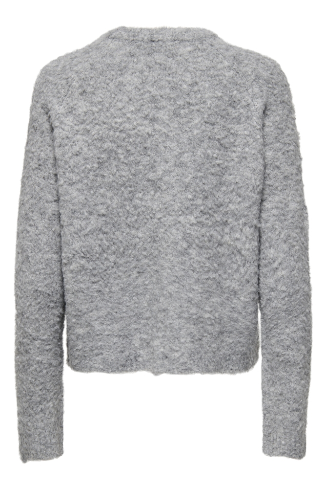 ONLCIROLA LS O-NECK KNT 15331235 LIGHT GREY MELANGE