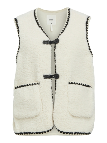 Object Vest OBJPAULINE WAISTCOAT 134 23045119 WHITE SAND