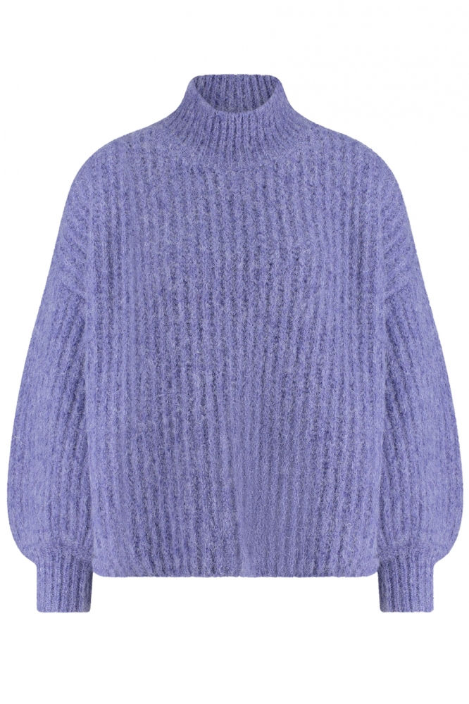 JOELLE KNIT W24 105 6882 Blue iris