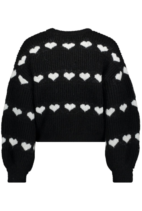 Pieces pcnove ls o-neck heart knit bc