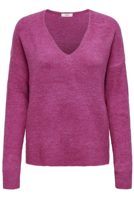 Jacqueline de Yong jdyelanora l/s v-neck pullo. knt no